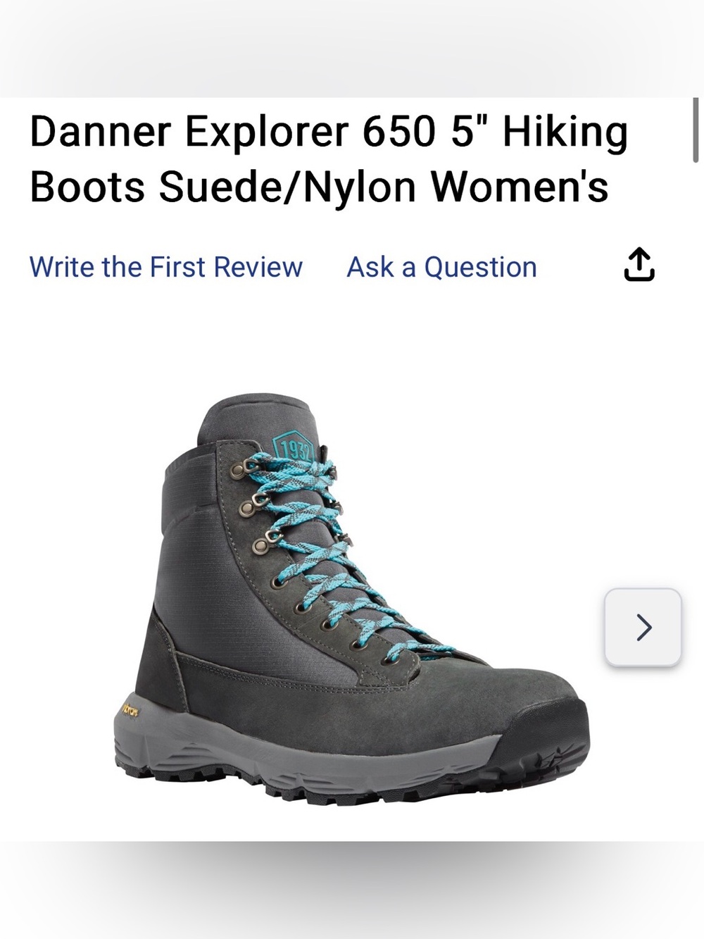 Danner Explorer 650 Women’s Hiking Boots size 7